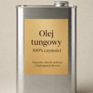 Olej tungowy 100% czystości do impregnacji i ochrony drewna – opakowanie 5 kg